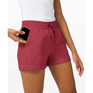 Lululemon 4 Shorts Spring Break Away Lightweight Short Chianti No Liner